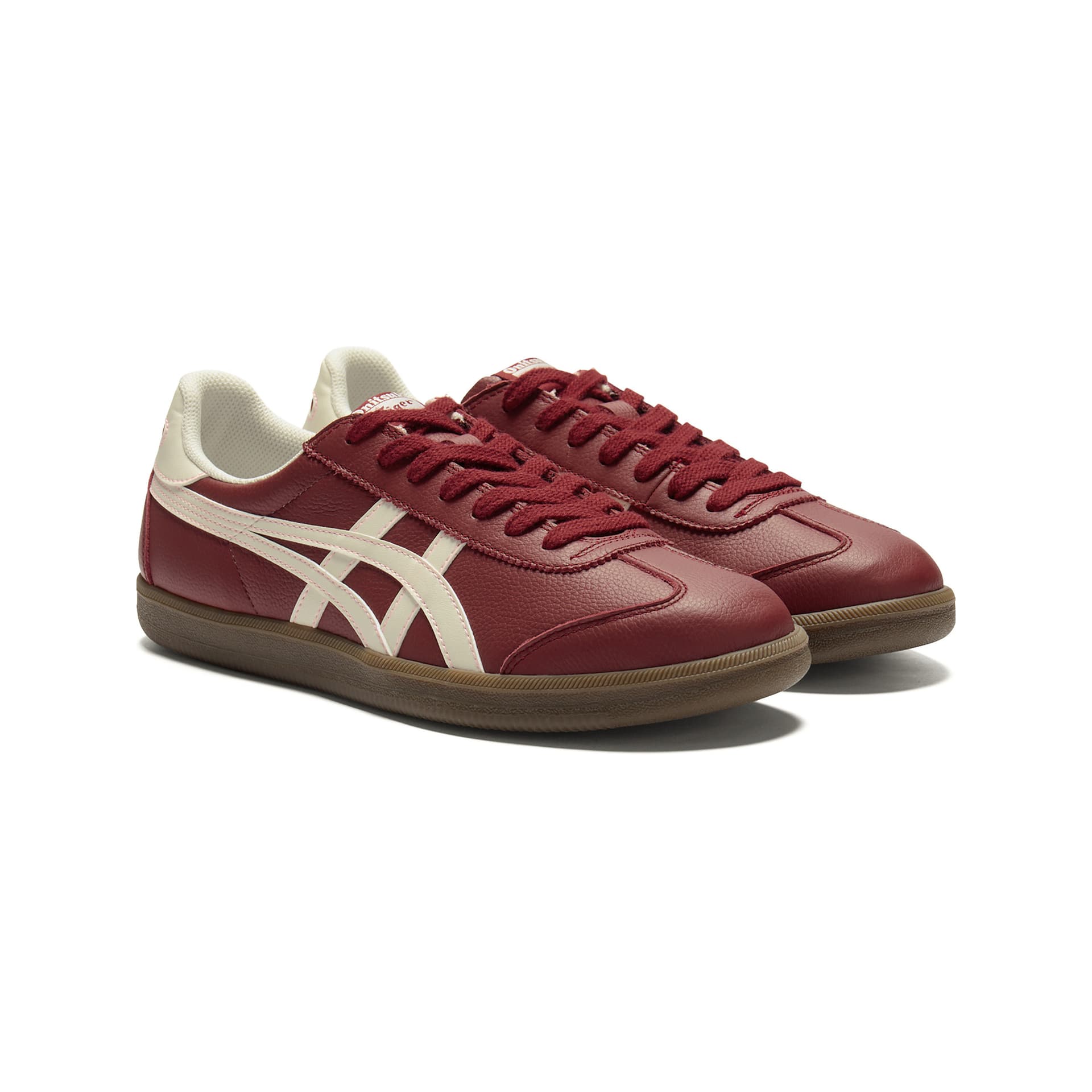 Кроссовки Onitsuka Tiger Tokuten Кеды немецкой армии (GAT) Low Топ Темно-красный Унисекс - изображение 3