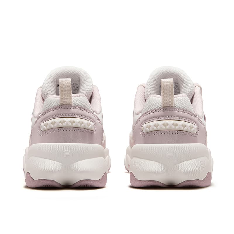Кроссовки FILA FUSION WATERBEAR Bear Paw Shoes Массивные кроссовки Низкий Топ Белый Рассветно-розовый Женские - изображение 5