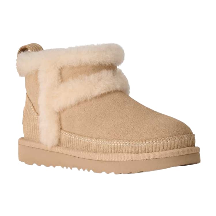 ugg Classic Novelty Детские утепленные и зимние ботинки Песок Замок Коричневый Kids - изображение 3