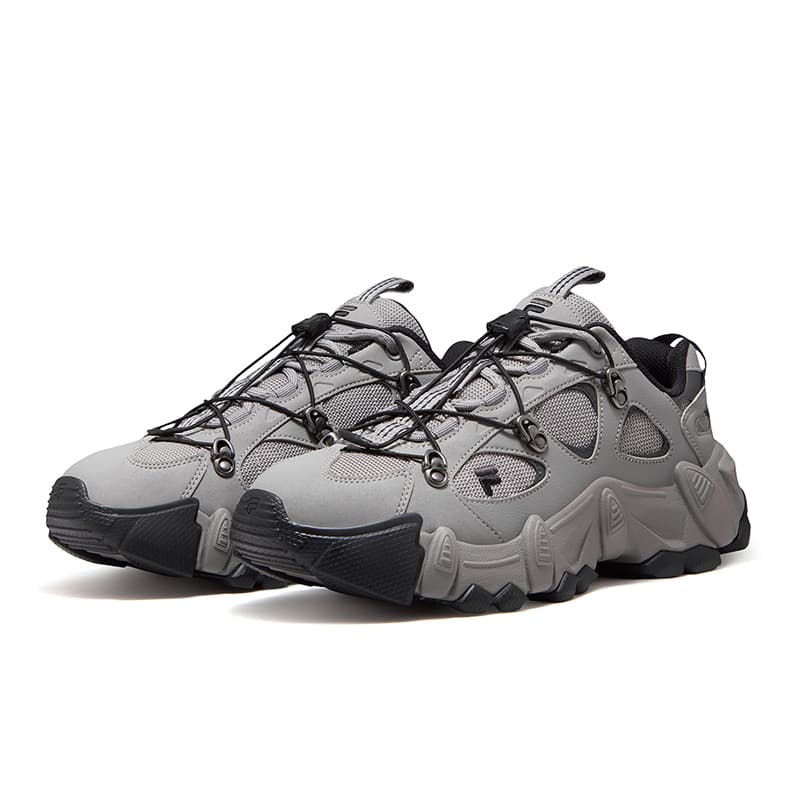 Кроссовки FILA FUSION exocet ii Лоу-топы массивные кроссовки мужские фланелевые серый скачущий конь черный - изображение 3