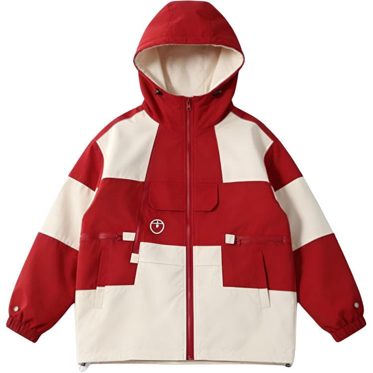 SHIBU WSNCT5162 Многоцветный Двойной Молния Ветровка Красный Kids Туристическая одежда - изображение 1