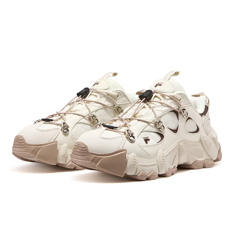 Кроссовки FILA FUSION exocet ii Лоу-топы массивные кроссовки женские винтажный белый теплый серо-коричневый - изображение 3