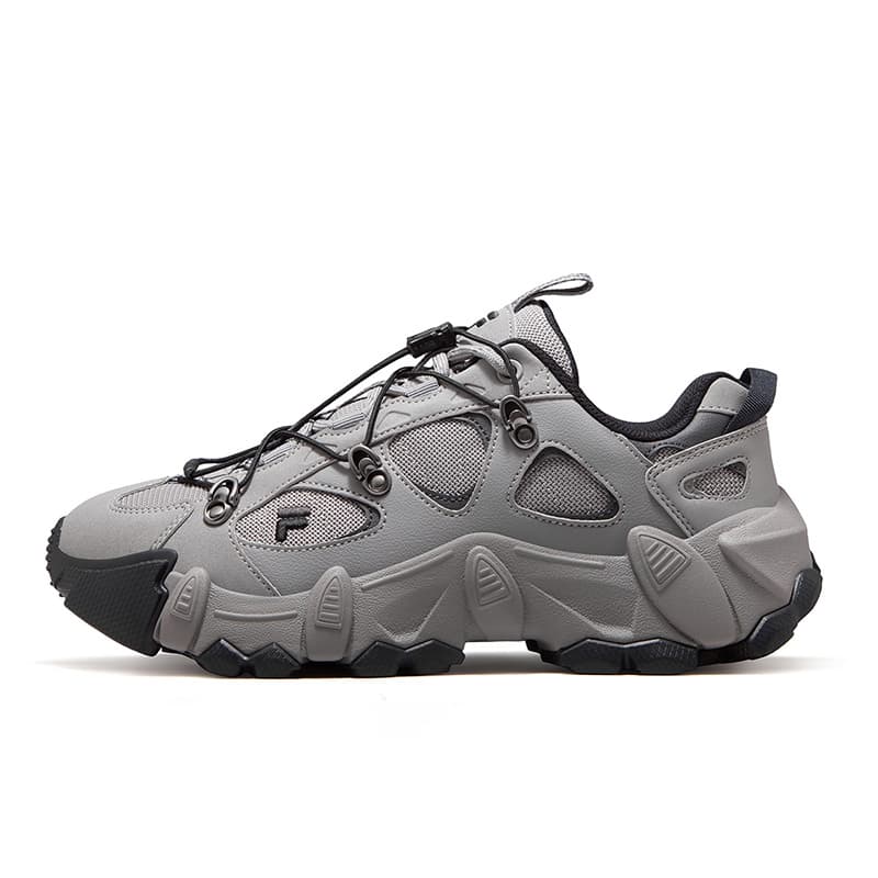 Кроссовки FILA FUSION exocet ii Лоу-топы массивные кроссовки мужские фланелевые серый скачущий конь черный - изображение 1