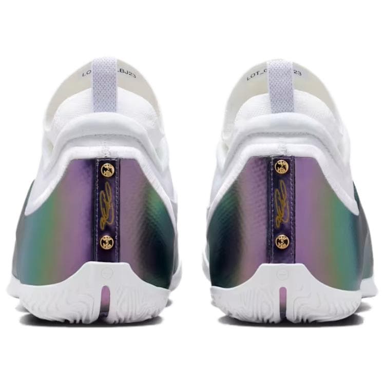 Кроссовки для баскетбола NIKE Lebron 23 Поддержка Отскок Анти-Твист Сцепление MID Топ Баскетбольные Кроссовки Мужские Белые - изображение 5