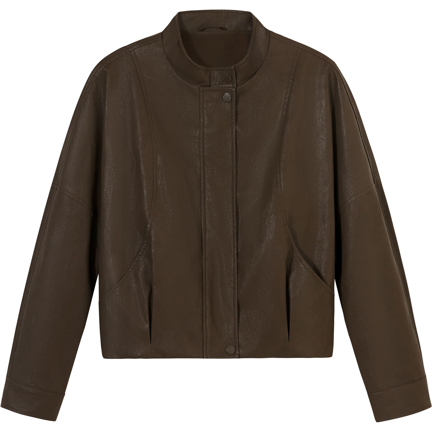 Куртка PSO Brand Кожано-коричневый Женские Куртки - изображение 1