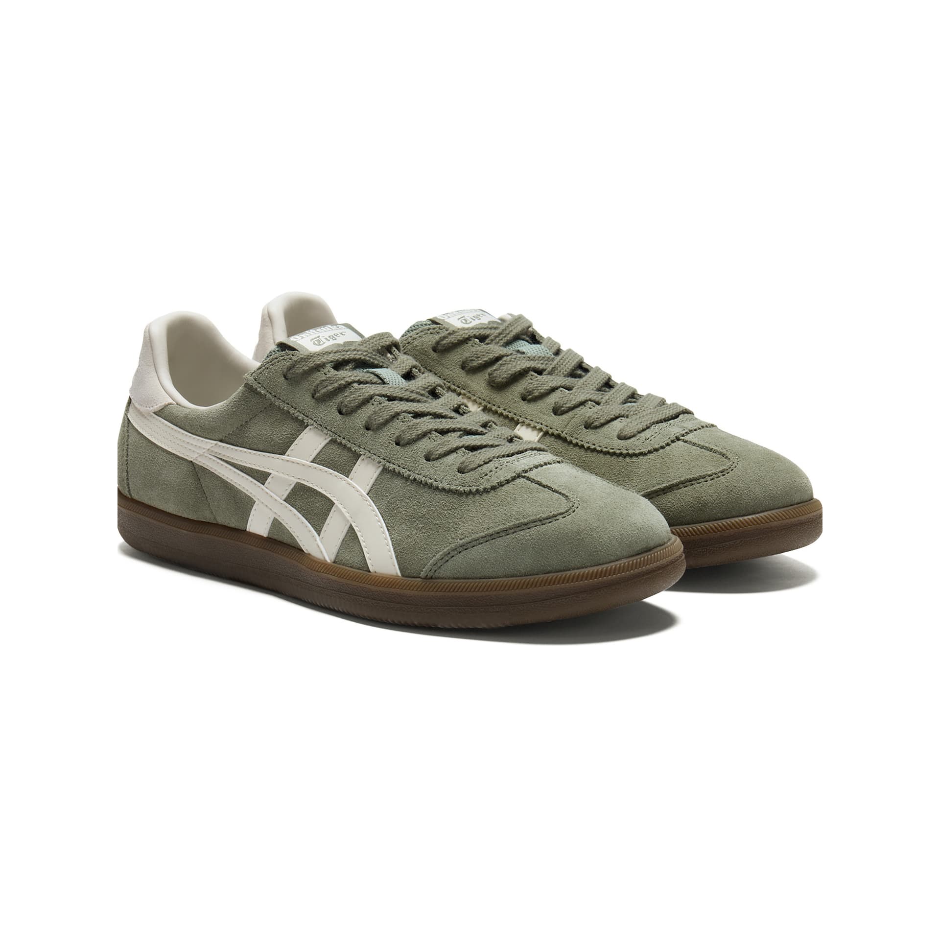 Кроссовки Onitsuka Tiger Tokuten Кеды немецкой армии (GAT) Low Топ Зелёный Унисекс - изображение 3