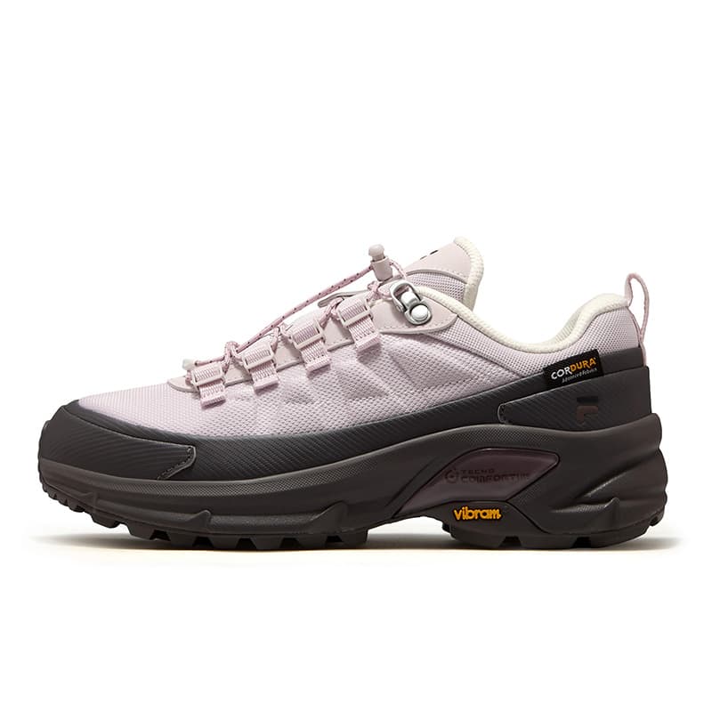 Кроссовки FILA FUSION COMO X 2,0 Уличная обувь Низкий топ Светло-серый фиолетовый Сливовый Кошка Серый Женские - изображение 1
