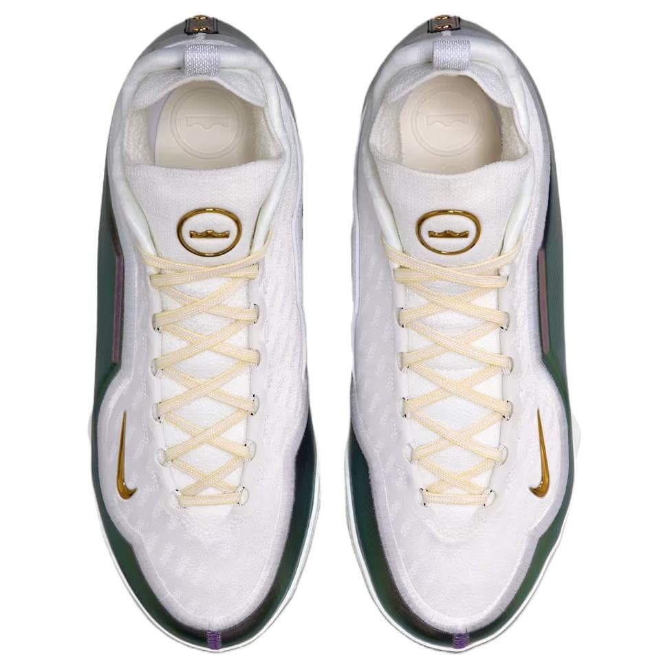 Кроссовки для баскетбола NIKE Lebron 23 Поддержка Отскок Анти-Твист Сцепление MID Топ Баскетбольные Кроссовки Мужские Белые - изображение 4