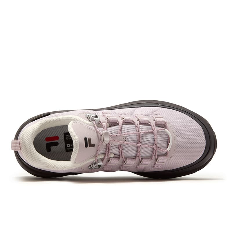 Кроссовки FILA FUSION COMO X 2,0 Уличная обувь Низкий топ Светло-серый фиолетовый Сливовый Кошка Серый Женские - изображение 4