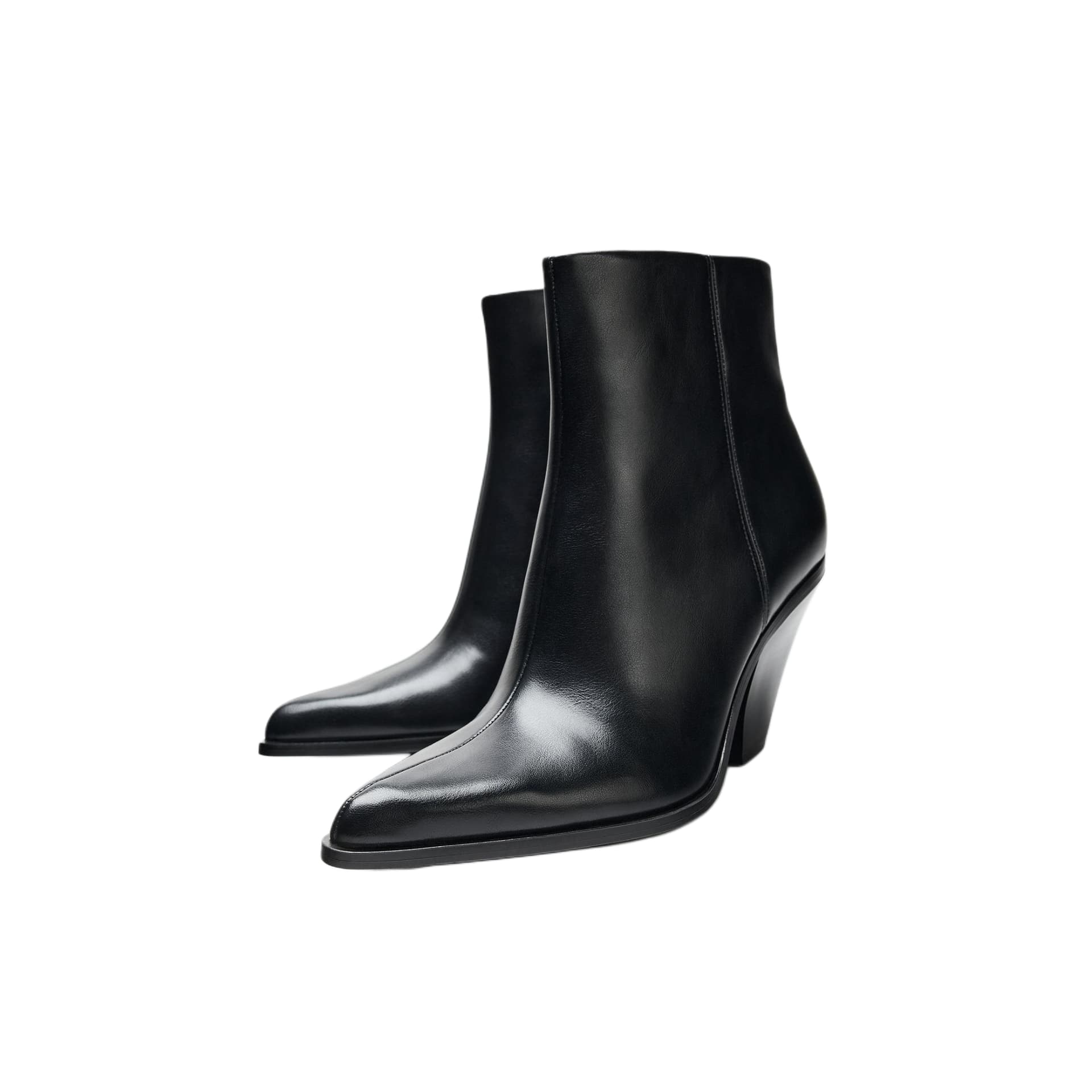 Сапоги zara Ботильоны Черный Женские - изображение 2