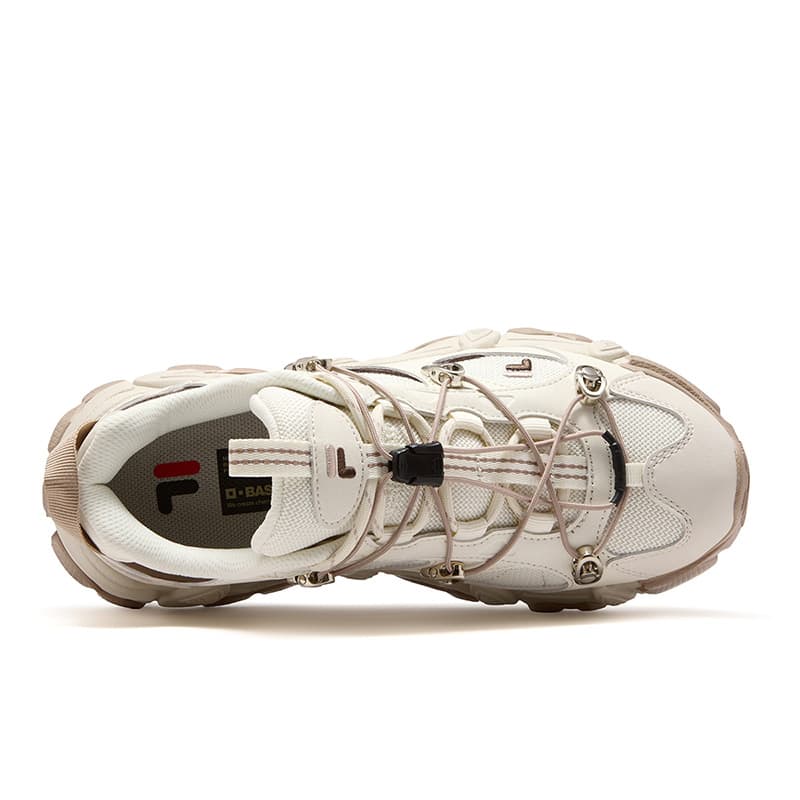 Кроссовки FILA FUSION exocet ii Лоу-топы массивные кроссовки женские винтажный белый теплый серо-коричневый - изображение 4
