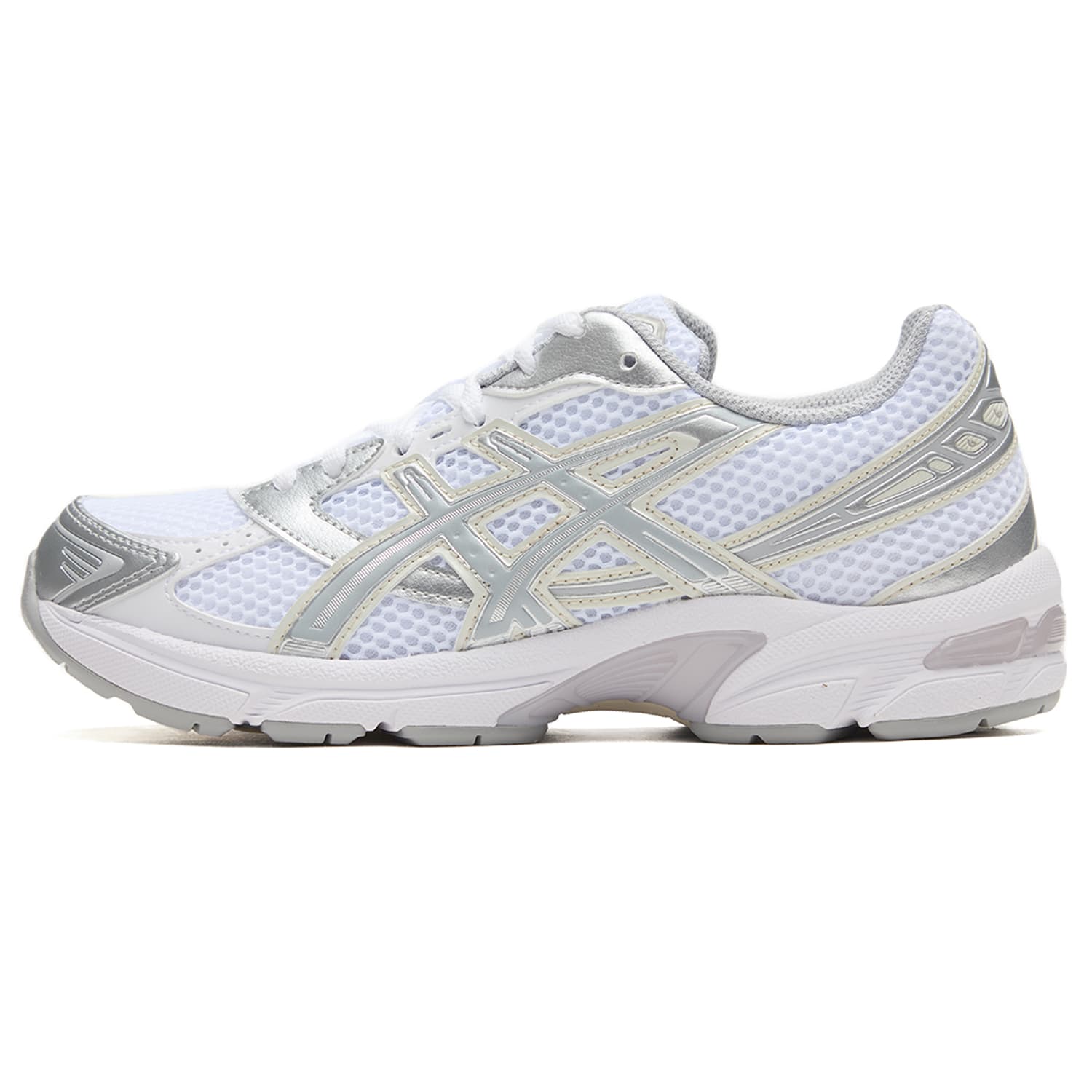 Кроссовки для бега ASICS Гель 1130 Беговые кроссовки Низкий Топ Белый Piedmont Серый Унисекс - изображение 1