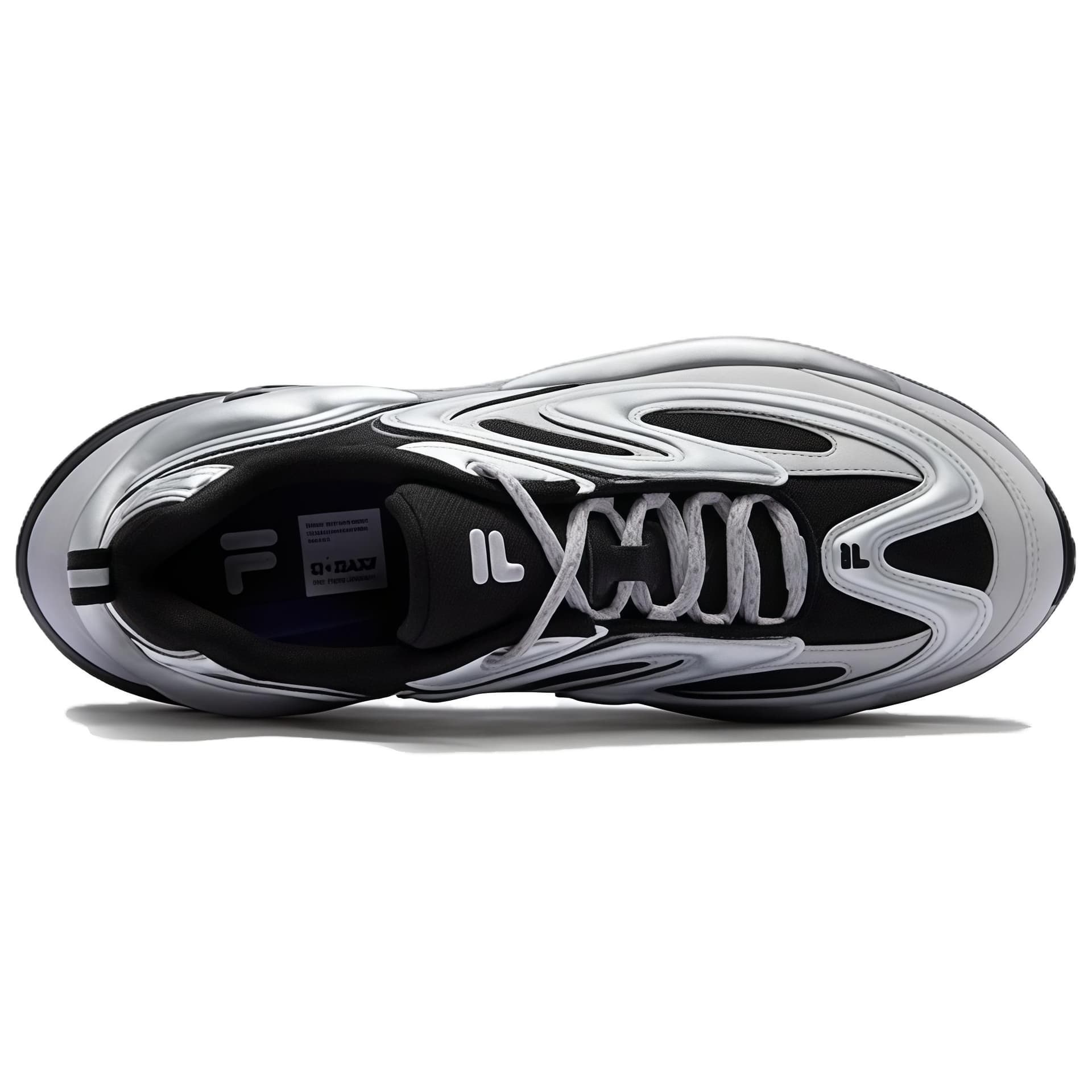 Кроссовки FILA FUSION BUZZARD Meteorite Shoes Износостойкие и Легкие Низкие Повседневные Мужские Черные Серые - изображение 3