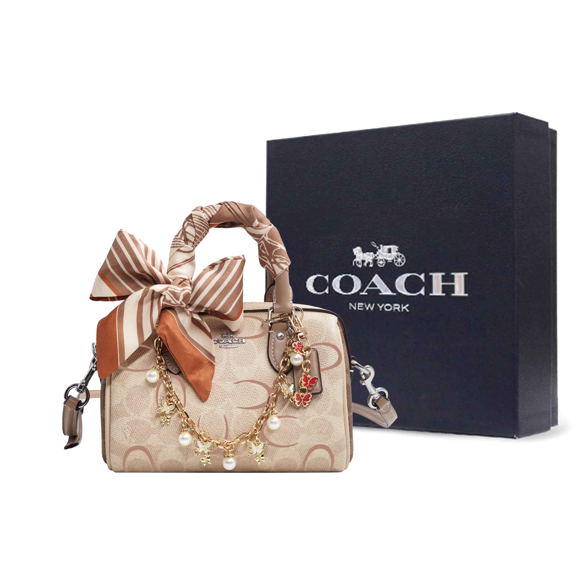 Сумка COACH Rowan 18 PVC - изображение 8