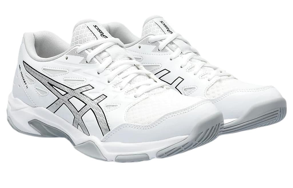 Кроссовки для бадминтона asics Гель Ракета 11 Low Топ Кроссовки для бадминтона Women's White - изображение 3