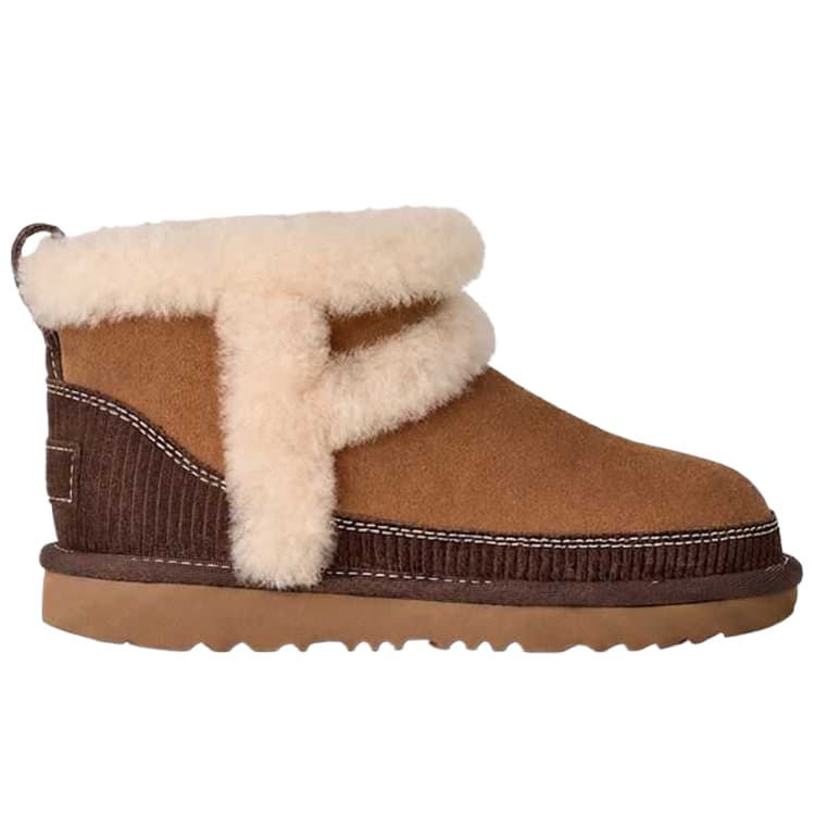 ugg Classic Novelty Детские утепленные и зимние ботинки Каштановый Kids - изображение 2