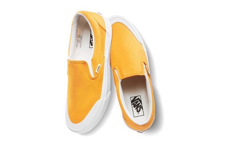 Кроссовки Vans Slip-On 138 Fallen Leaves Yellow - изображение 4
