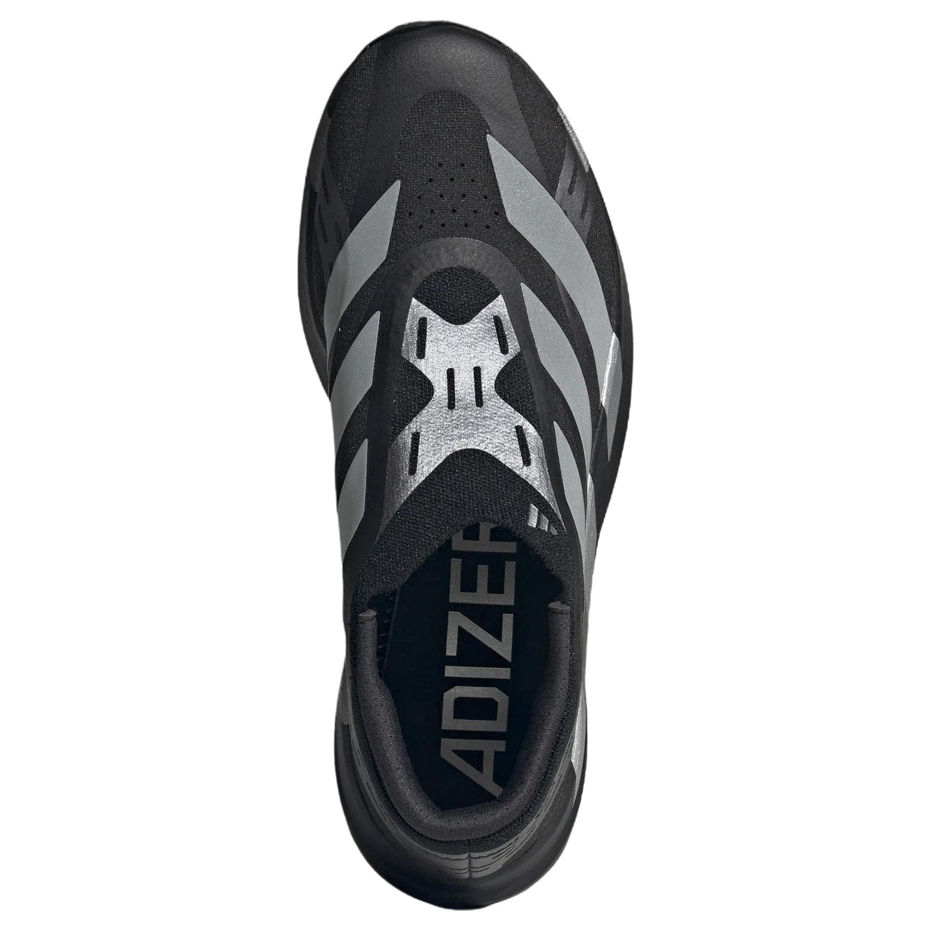 Кроссовки для бега Adidas Adizero Evo SL Беговые кроссовки Низкий Топ Черный Металлический Серебристый Ночной Металлический Серый Мужской - изображение 3