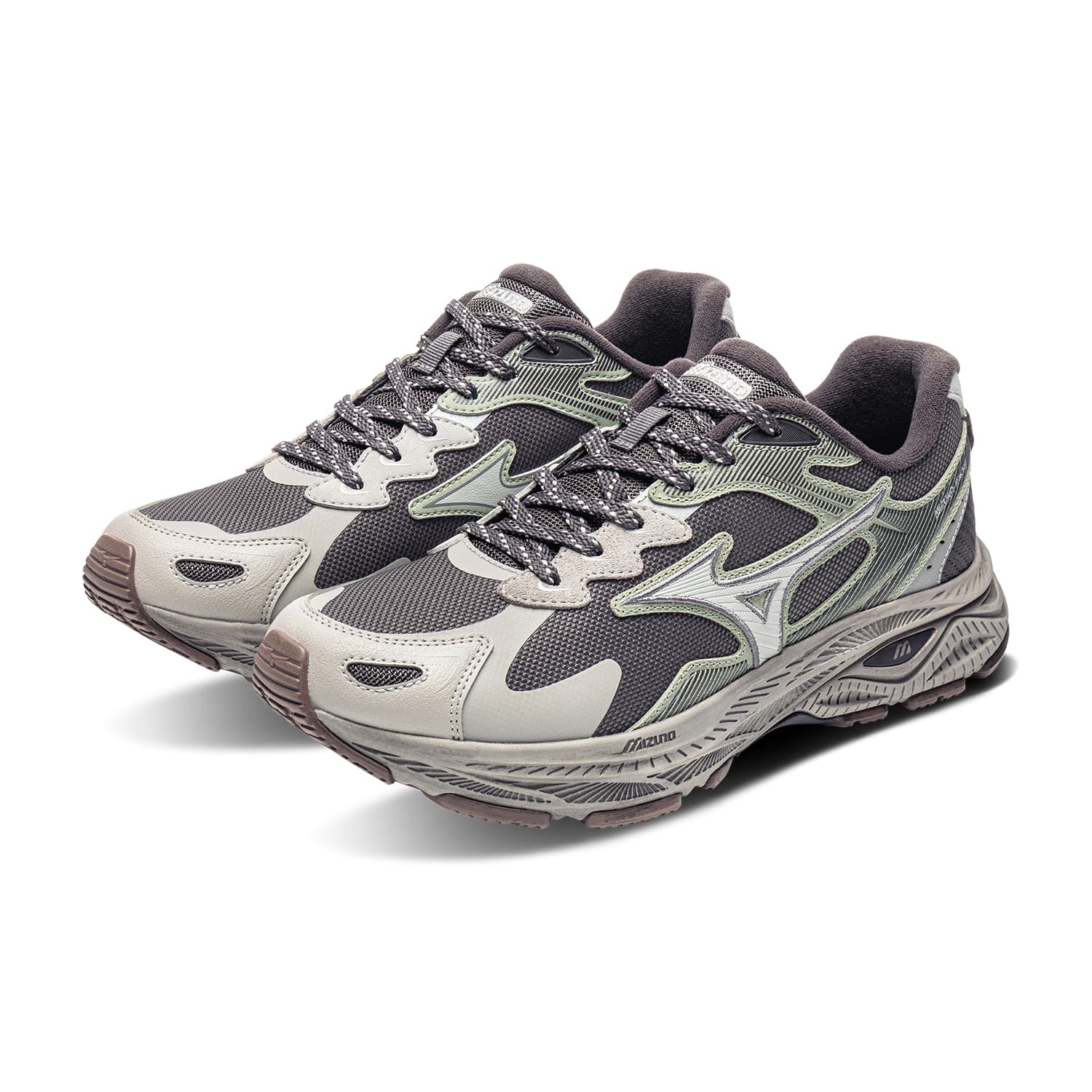 Кроссовки для бега Mizuno Racer S Лоу-топы Беговые кроссовки Унисекс Дракон Цвет колодца Чай - изображение 4
