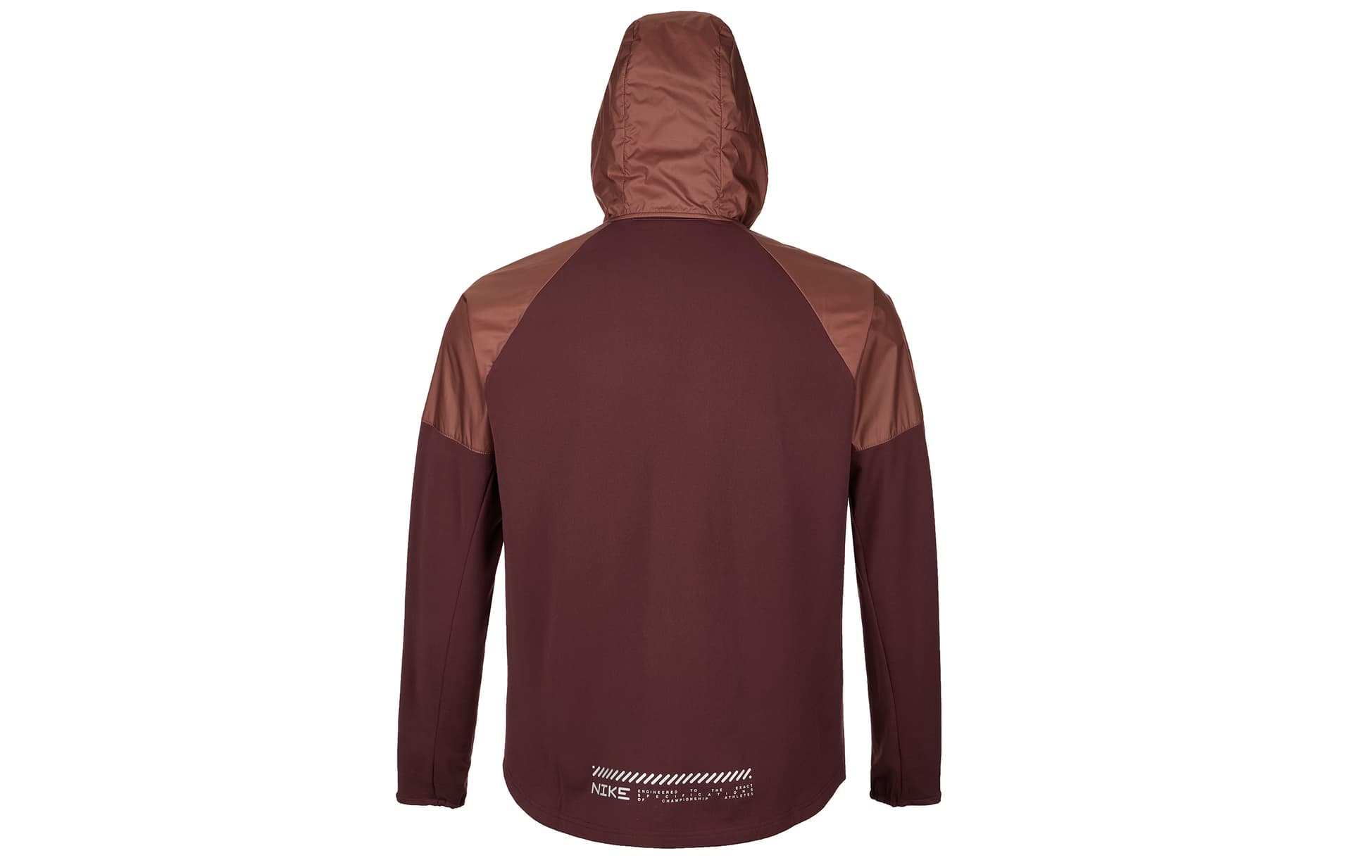 nike MILER Яркий Бордово-красный Мужские беговые Куртки - изображение 2
