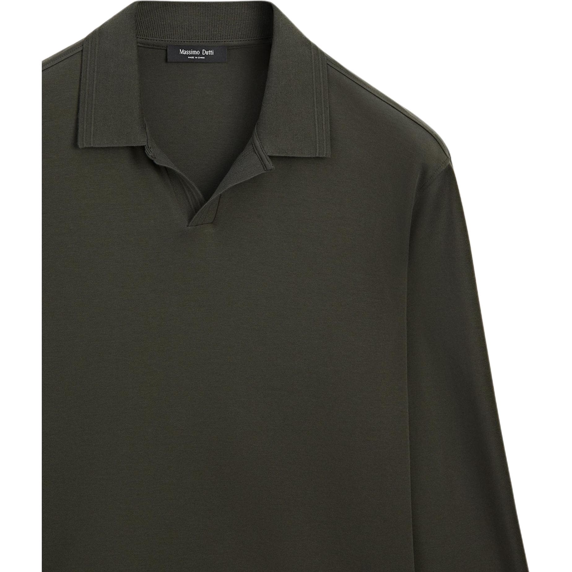 Поло Massimo Dutti Коричневый Мужской Поло - изображение 3