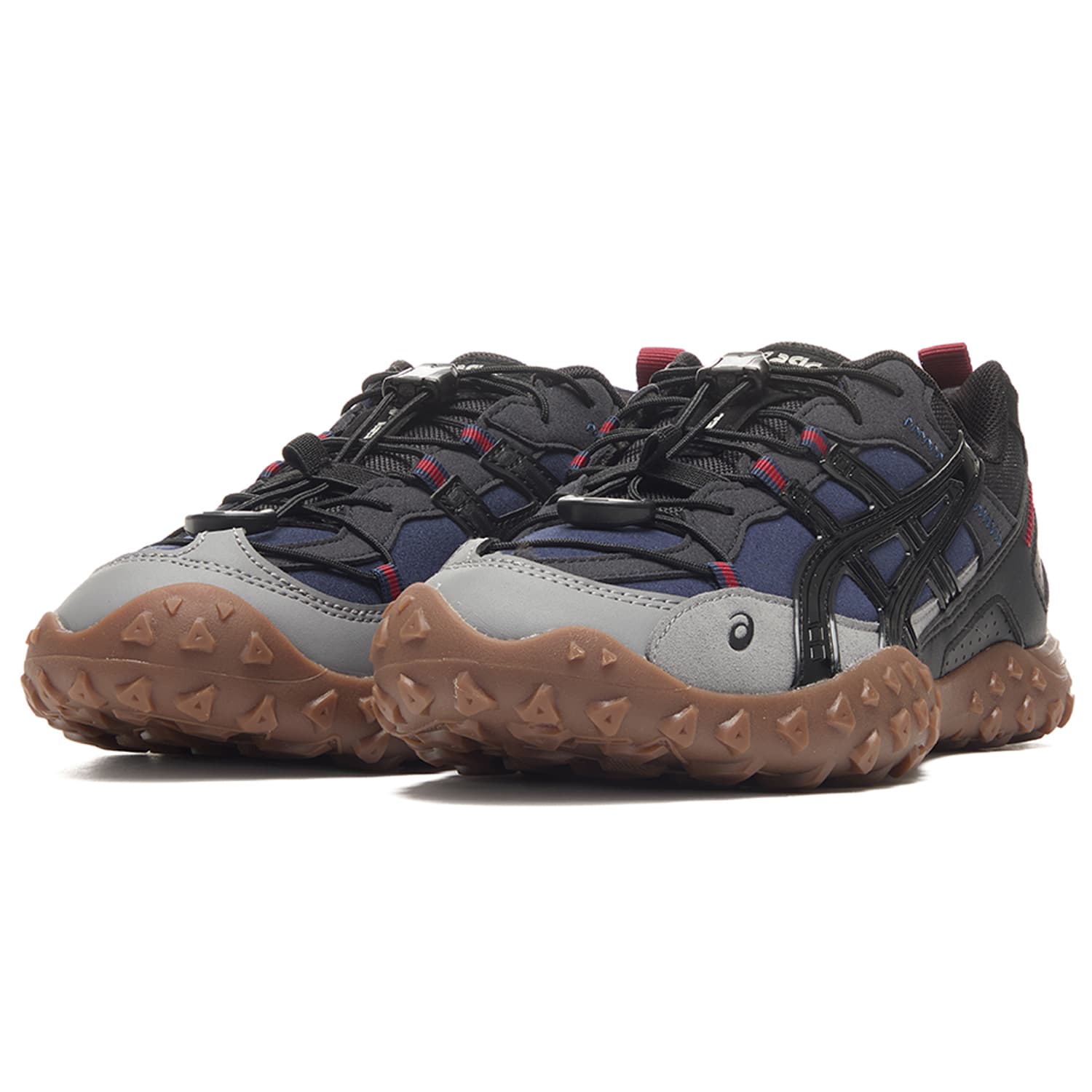 Кроссовки для бега asics GEL-AMMG Износостойкий Лоу-топы Беговые кроссовки Унисекс Синий черный - изображение 4