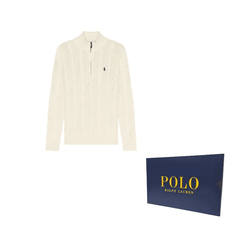 Polo Ralph Lauren Трикотаж Стандартный размер Мужской Кремово-белый - изображение 9