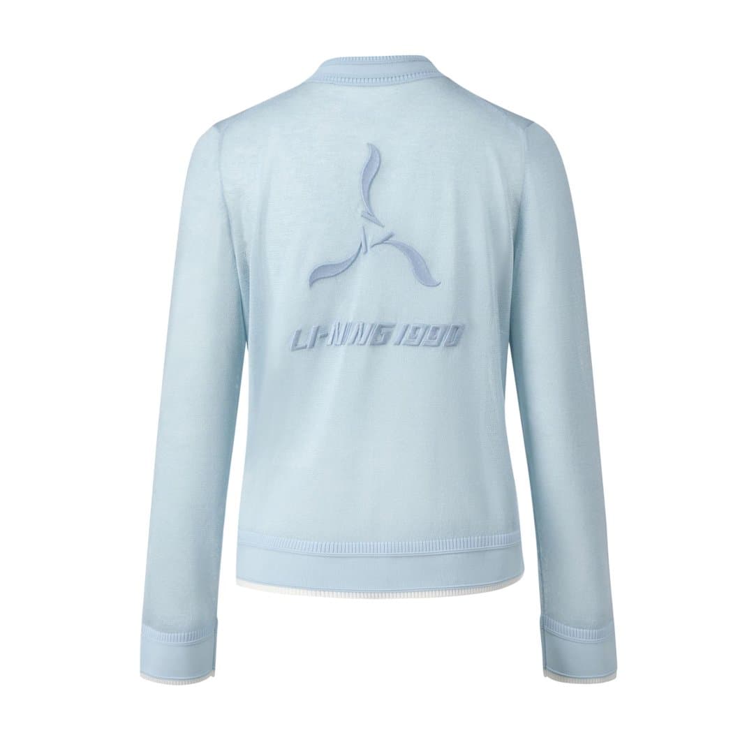 Кофта LI NING 1990 First Морозно-голубой Женские Трикотаж - изображение 2