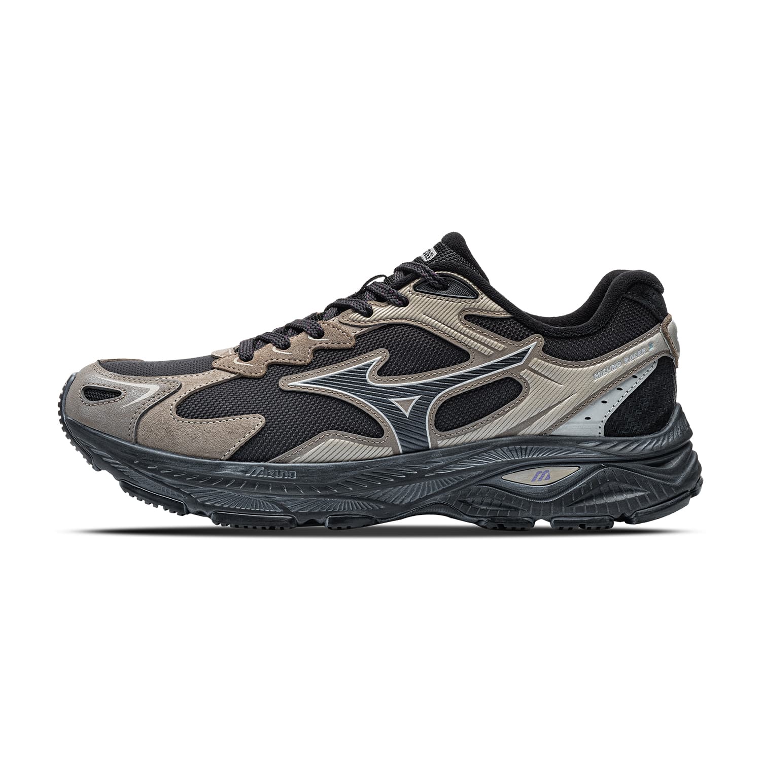 Кроссовки для бега Mizuno Racer S Low-Top Беговые Кроссовки Унисекс KICK-STEP Серый - изображение 1