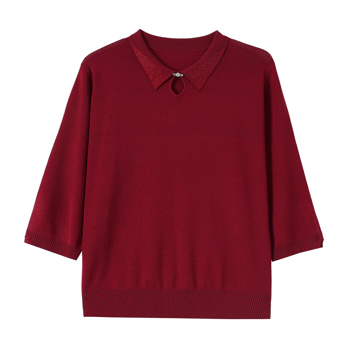 Кофта PIERRE CARDIN Бургундский Женские Трикотаж - изображение 1