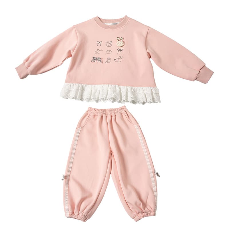 BOBBY ABLEY Розовый Kids Повседневные спортивные костюмы Наборы - изображение 1