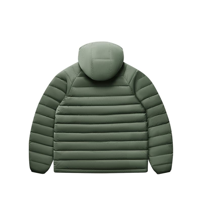 Зимняя куртка FILA FUSION FOB Кожаный серый Зелёный Унисекс Пуховики - изображение 2