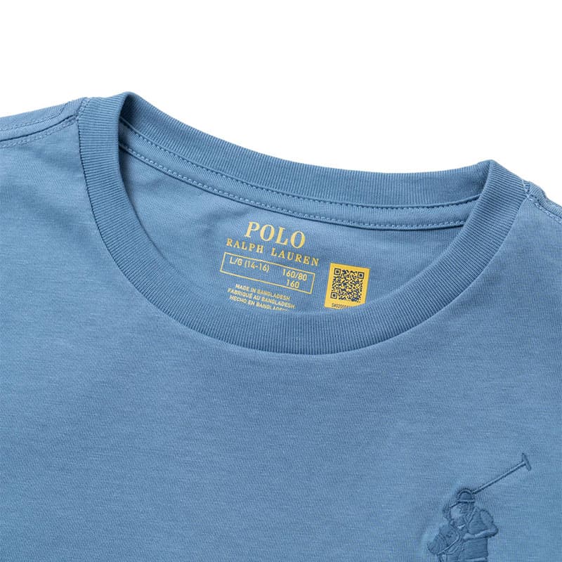 Футболка Polo Ralph Lauren Big Pony T Рубашка Классическая Версия Детская - изображение 3