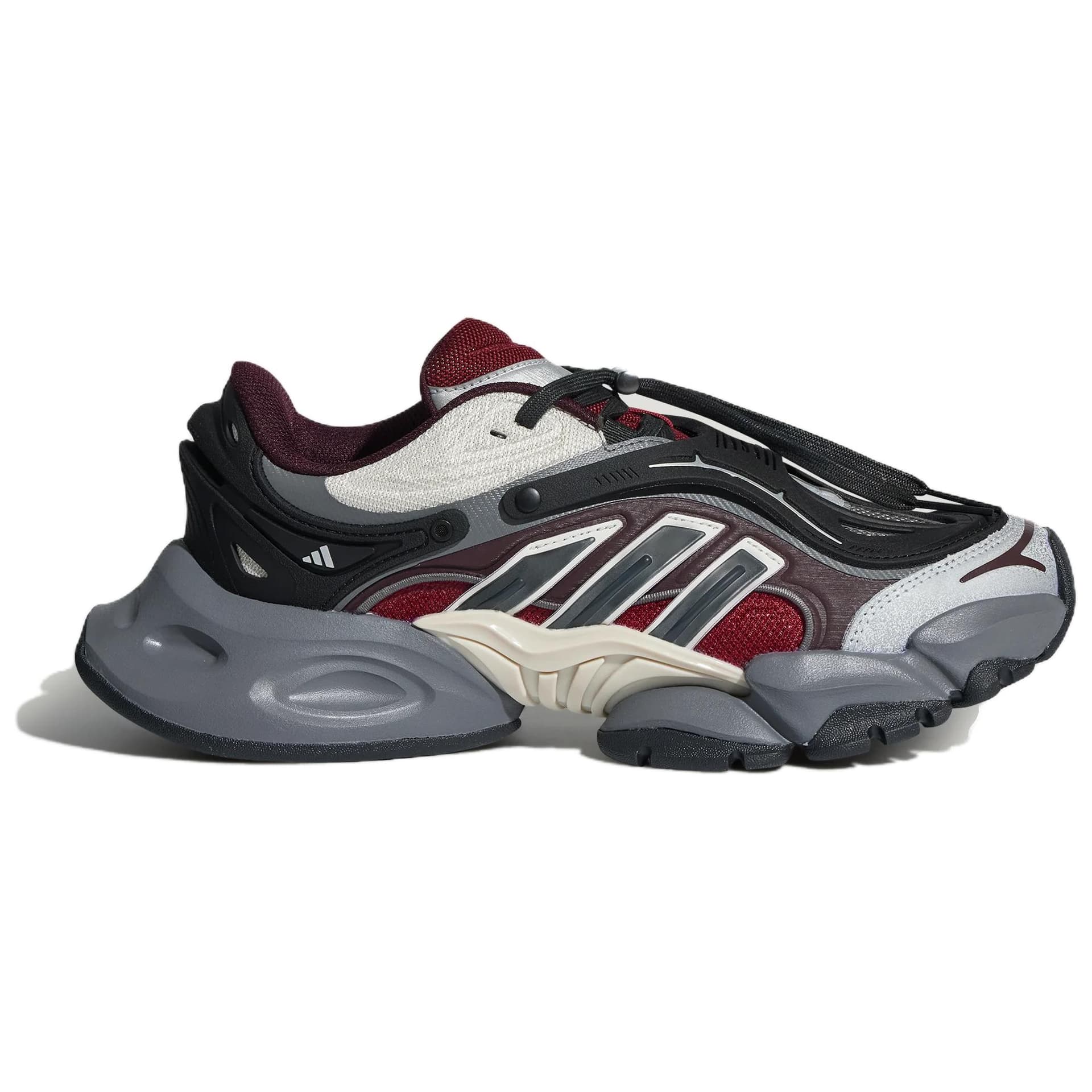 Кроссовки для бега Adidas XLG RUNNER DELUXE 2,0 Беговые кроссовки Низкий Топ Красный Угольный Черный Унисекс - изображение 2