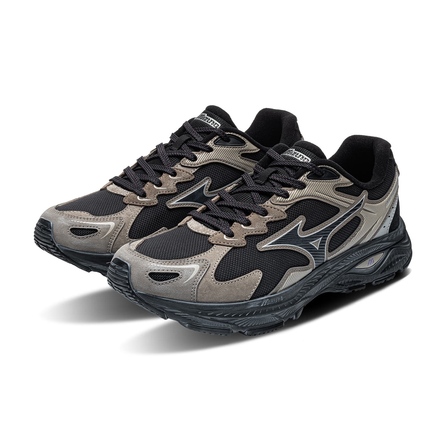 Кроссовки для бега Mizuno Racer S Low-Top Беговые Кроссовки Унисекс KICK-STEP Серый - изображение 4