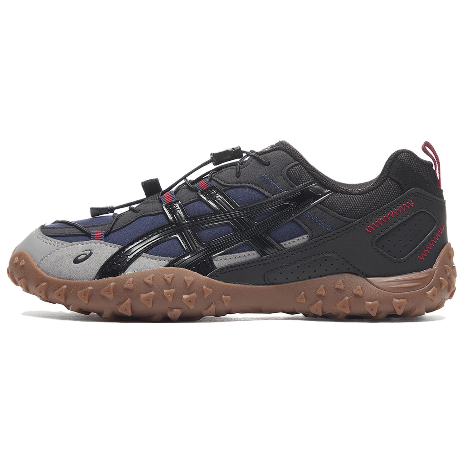 Кроссовки для бега asics GEL-AMMG Износостойкий Лоу-топы Беговые кроссовки Унисекс Синий черный - изображение 1