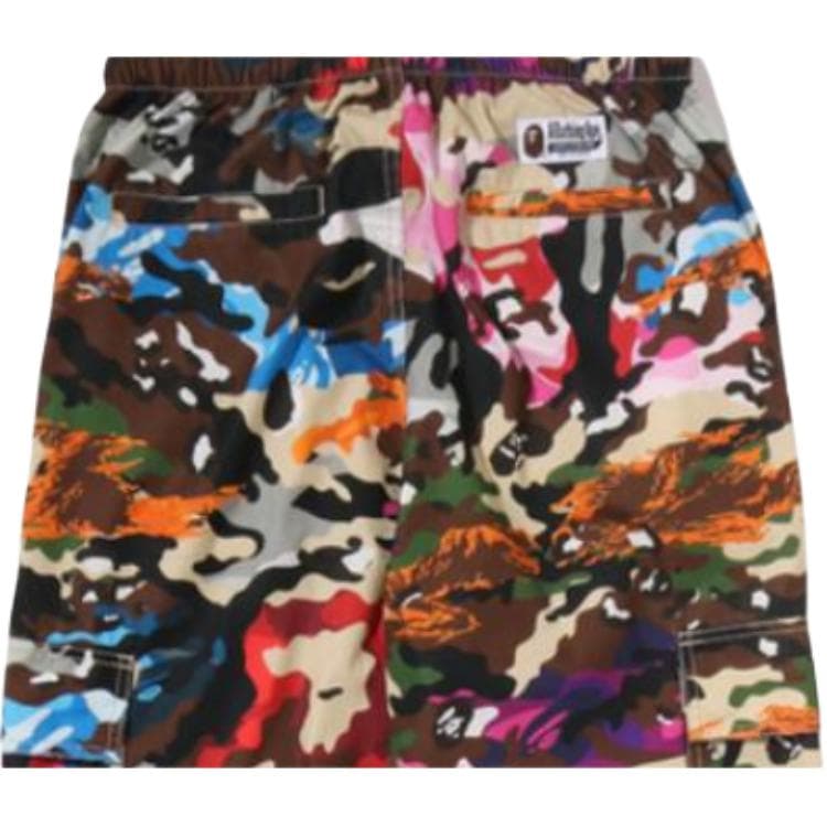 A BATHING APE Смешанный Камуфляж Женские Карго Брюки - изображение 8