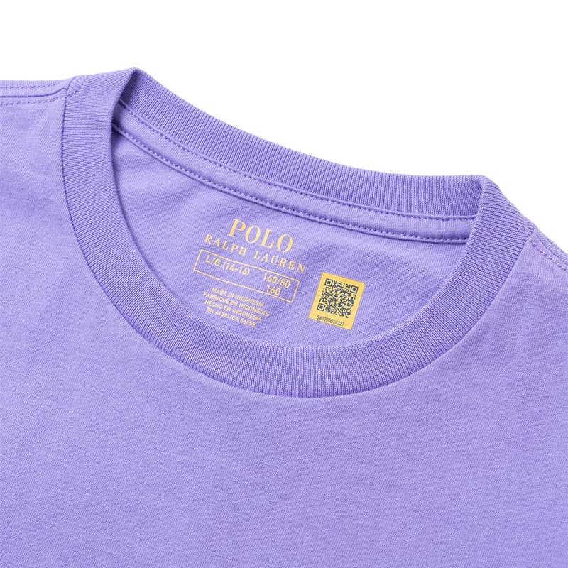 Футболка Polo Ralph Lauren Фиолетовые Детские Рубашки T - изображение 4