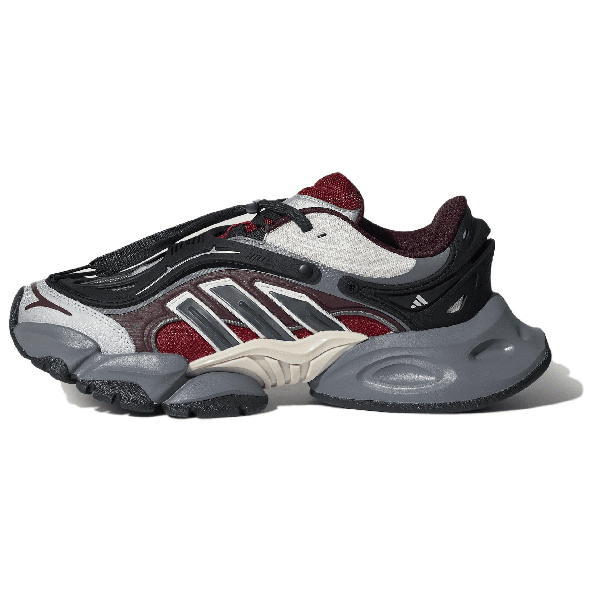 Кроссовки для бега Adidas XLG RUNNER DELUXE 2,0 Беговые кроссовки Низкий Топ Красный Угольный Черный Унисекс - изображение 1