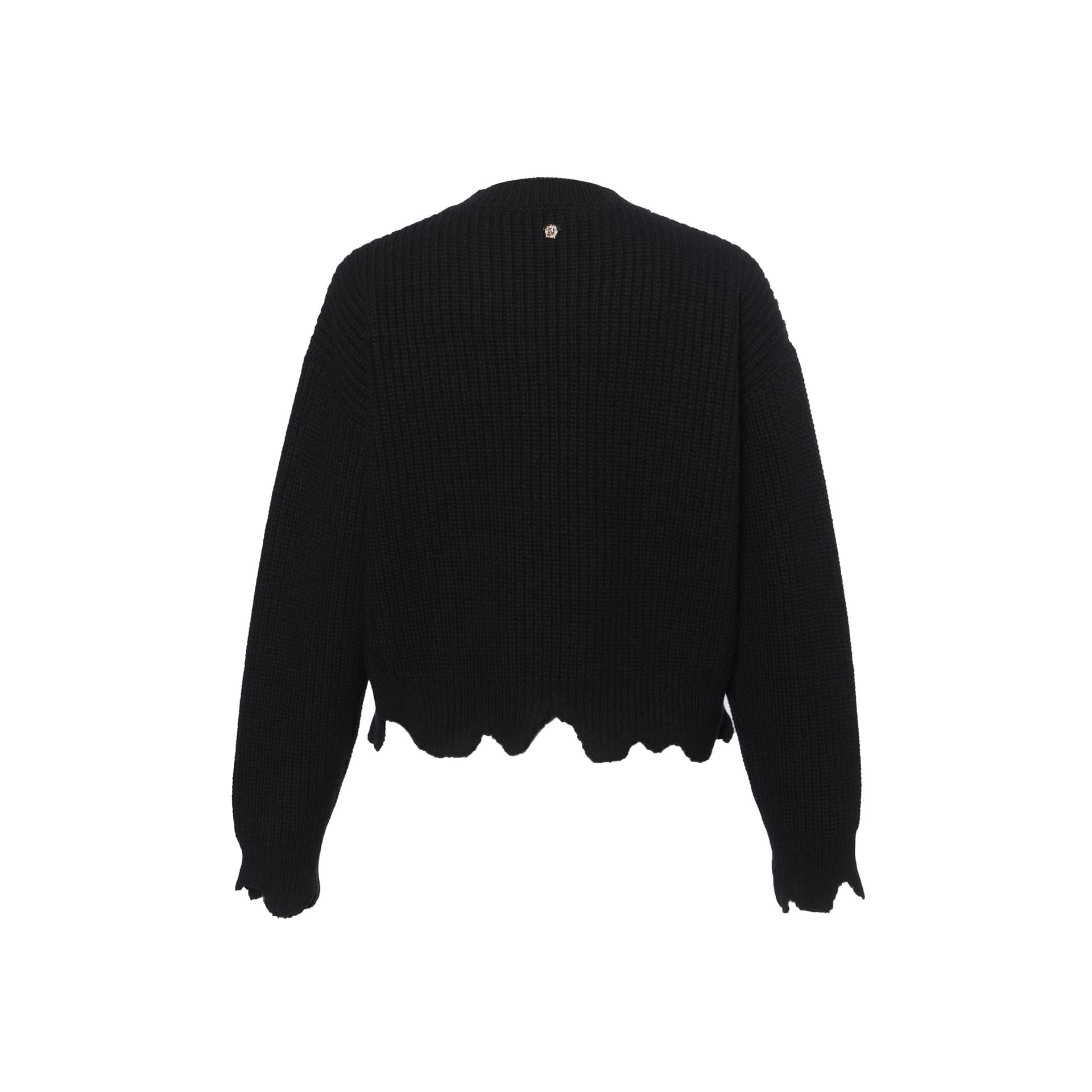 Кардиган VERSACE Distressed Knit Sweater - изображение 2