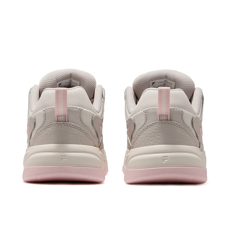 Кроссовки FILA FUSION BANK 2 DX Cool Skate Shoes 2 Скейтбордические кеды Low Топ Молочно-белый Простой серый Женские - изображение 5