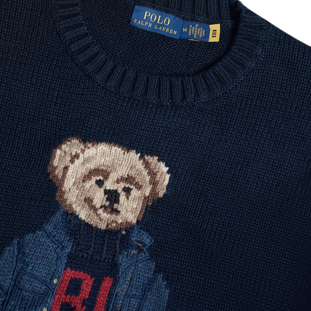 Кофта Polo Ralph Lauren Polo Bear Морской синий Женские Трикотаж - изображение 3