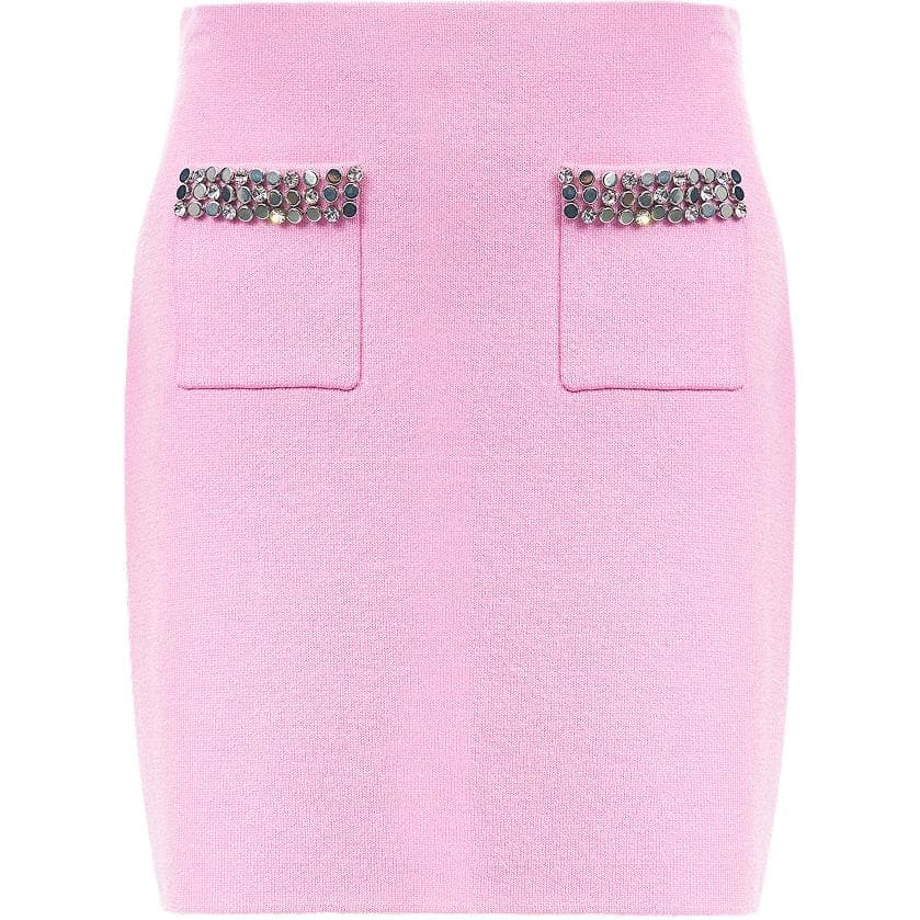 Юбка PINKO Розовый Женские Повседневные мини юбки - изображение 2