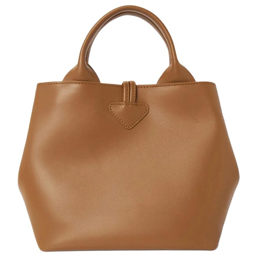 Сумка LONGCHAMP Le Roseau Коровья кожа Сумка Маленькая Женская Cashews Цвет - изображение 2