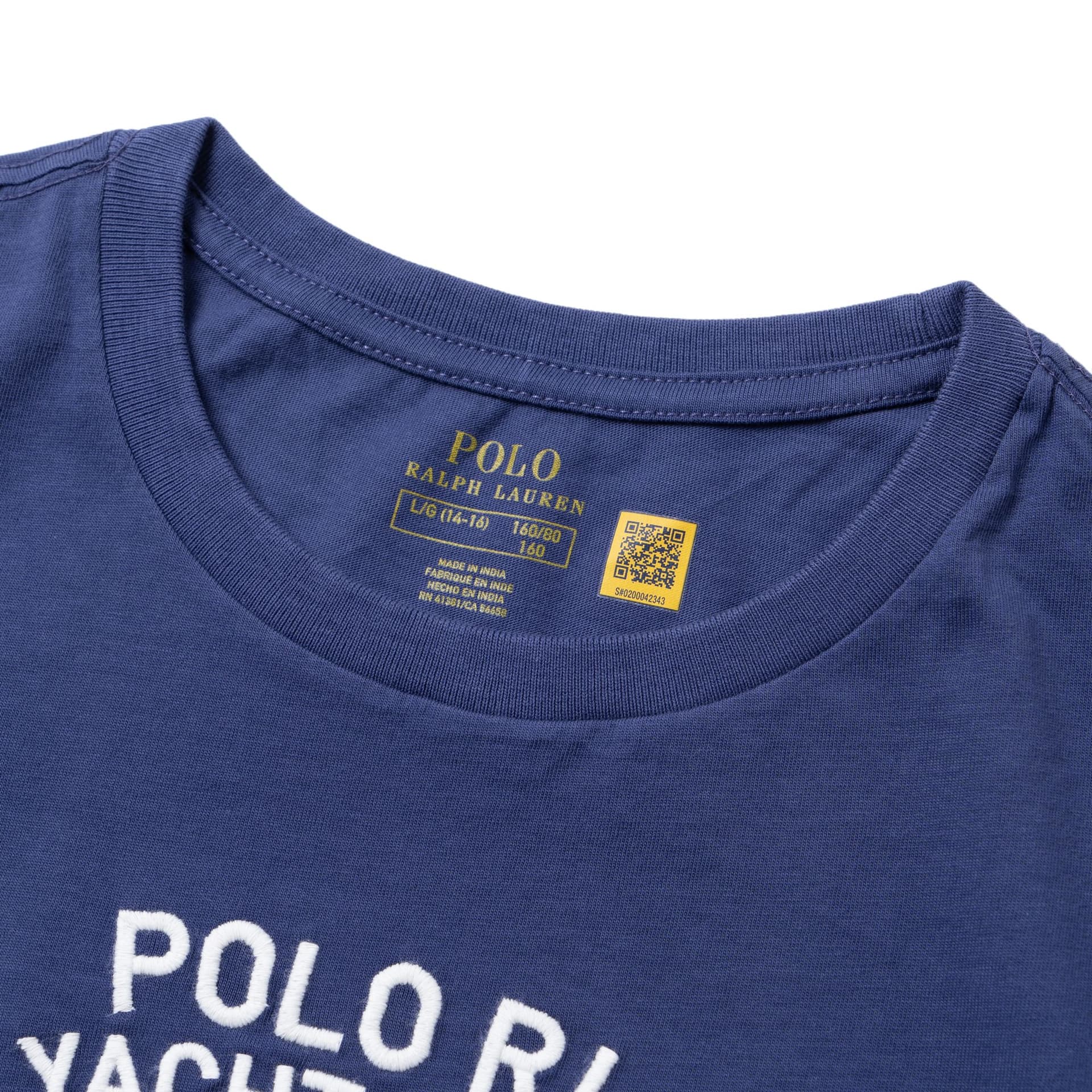 Футболка Polo Ralph Lauren Морской Синий Детские Рубашки - изображение 3