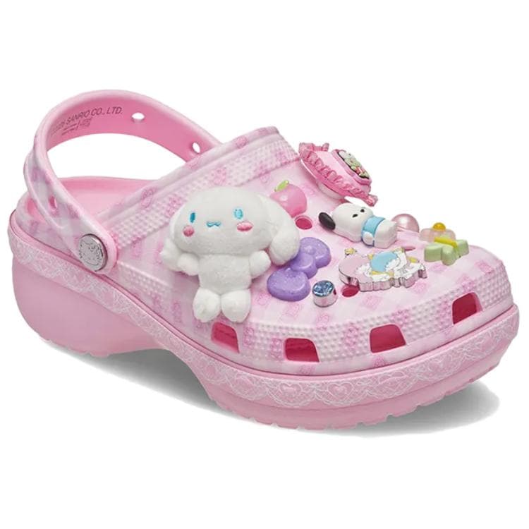 Сабо Crocs x Hello Kitty Classic Platform Clog Сабо из резины Женские - изображение 5