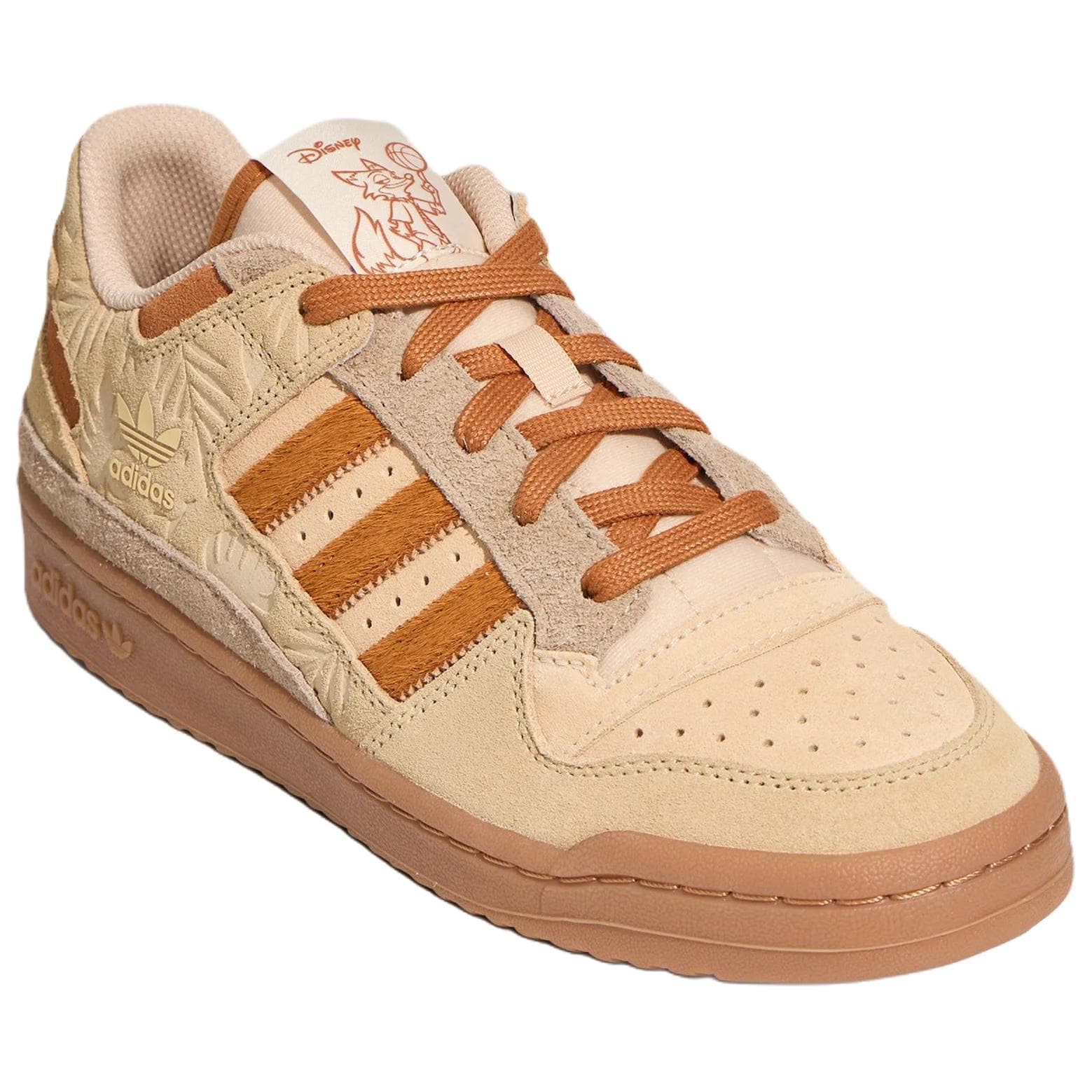 Кроссовки Adidas Originals FORUM CL Скейтборд Кроссовки Низкий Топ Светлый Бежевый Темный Коричневый Унисекс - изображение 3