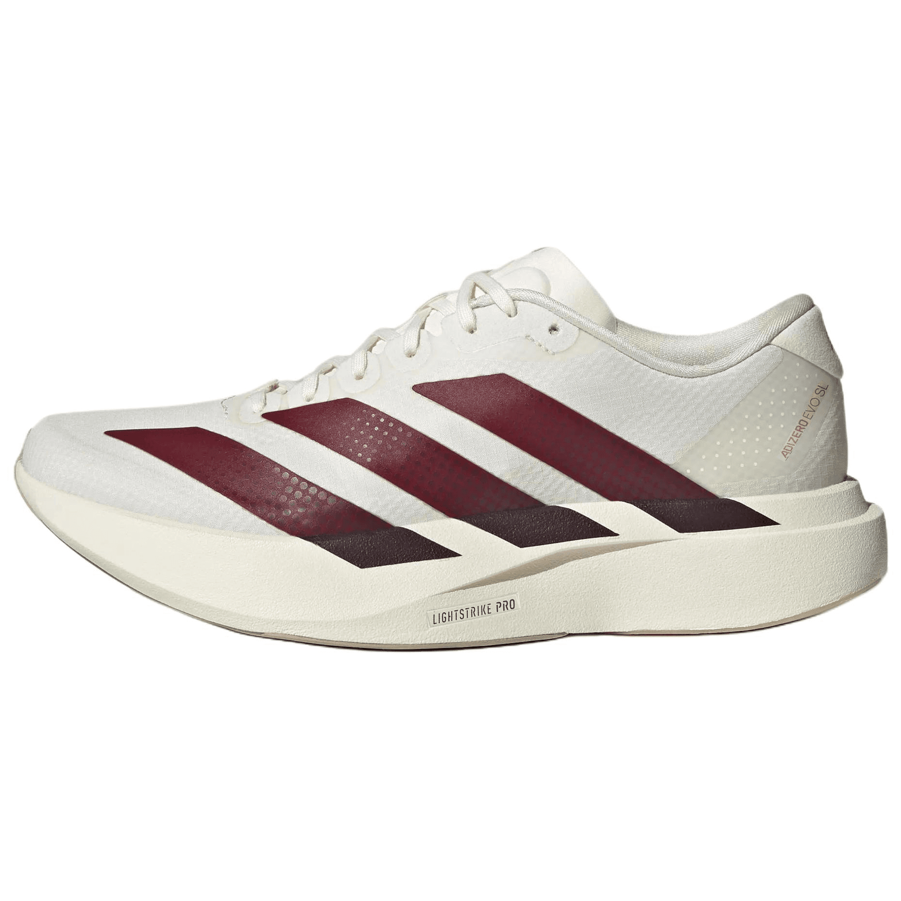 Кроссовки для бега Adidas Adizero Evo SL Беговые кроссовки Низкий Топ Нефритовый Белый Темно-Красный Женские - изображение 1