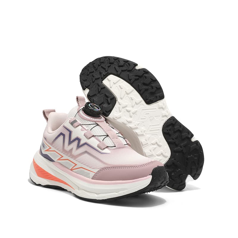 Кроссовки WARRIOR Детские беговые кроссовки Low Топ Розово-бежевый Kids - изображение 7