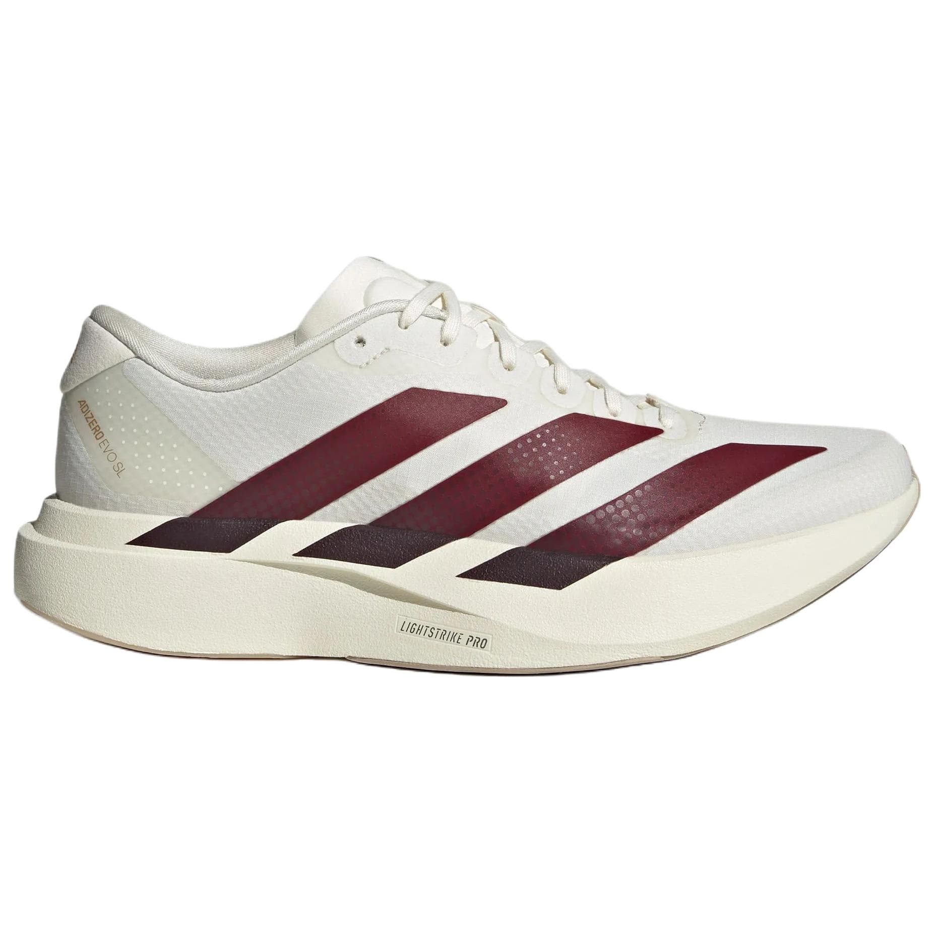 Кроссовки для бега Adidas Adizero Evo SL Беговые кроссовки Низкий Топ Нефритовый Белый Темно-Красный Женские - изображение 2